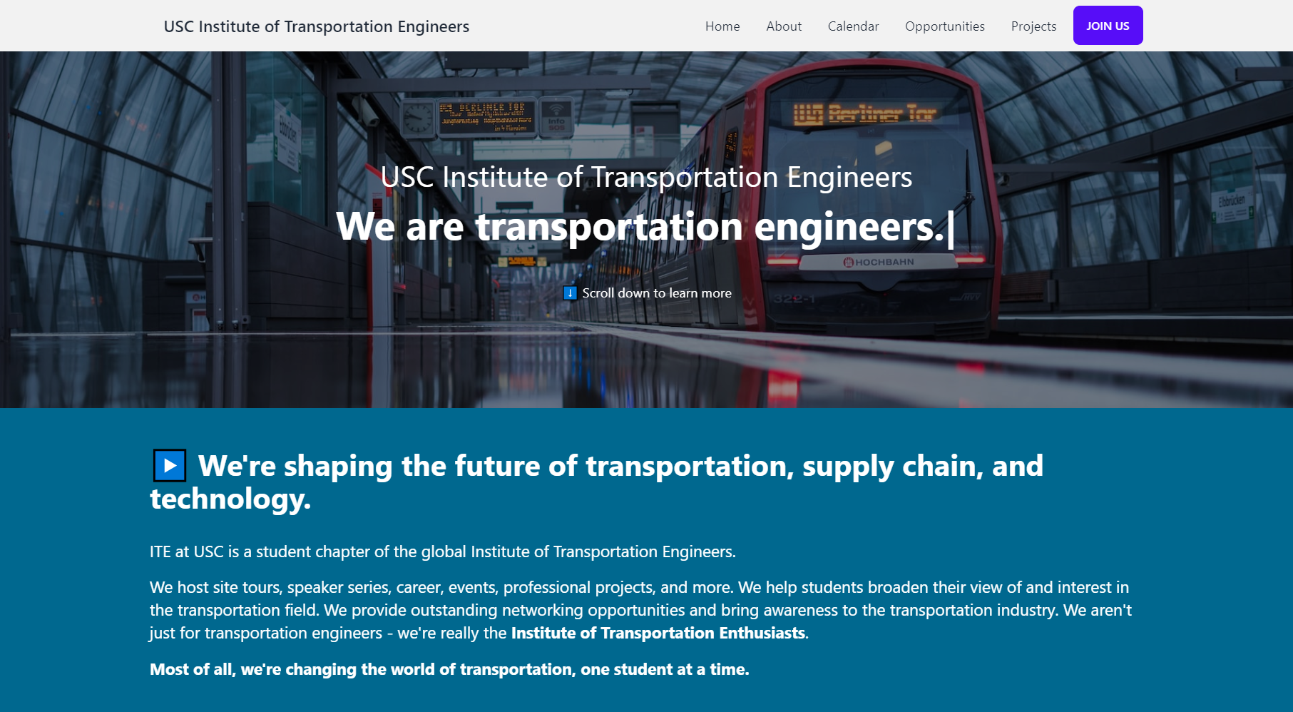 Image for project ITE USC Website